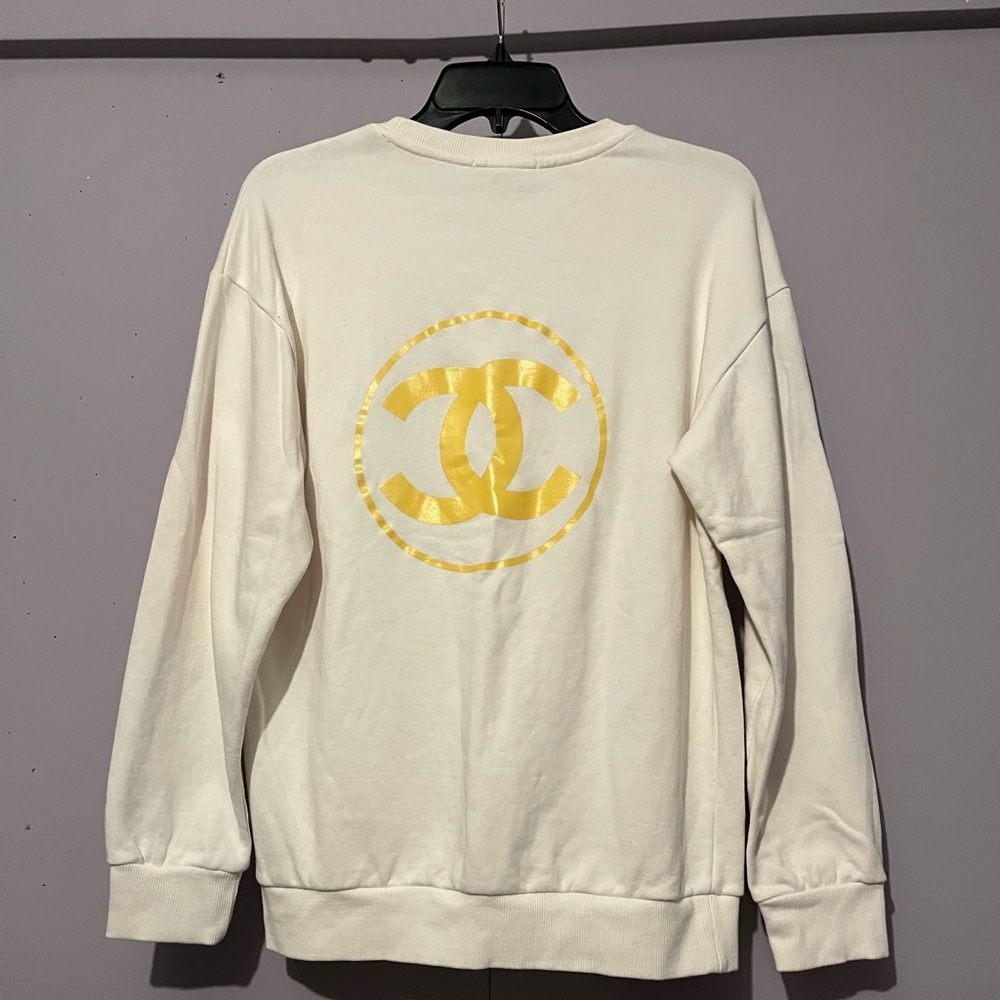 CC Crewneck Sweatshirt with Back Logo